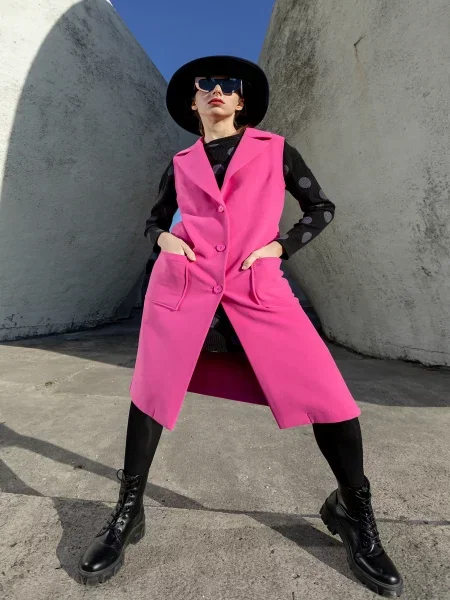 CAT ORANGE ­ Жилет повседневный рожевий