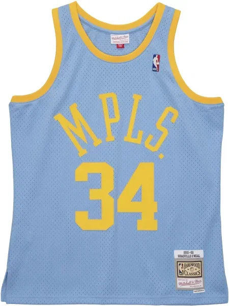 Cămașă Mitchell & Ness din jerseu albastru