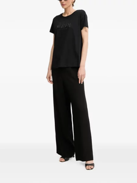 Scurt tricou Armani Exchange cu imagine negru
