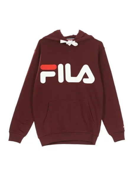 Bluza z kapturem Fila z kapturem klasyczna brązowa