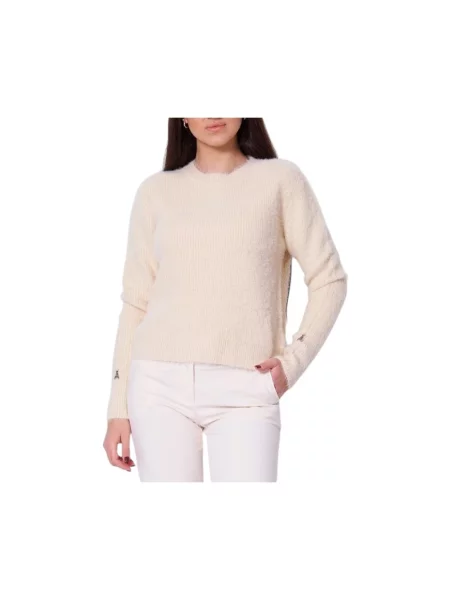 Sweter Patrizia Pepe biały