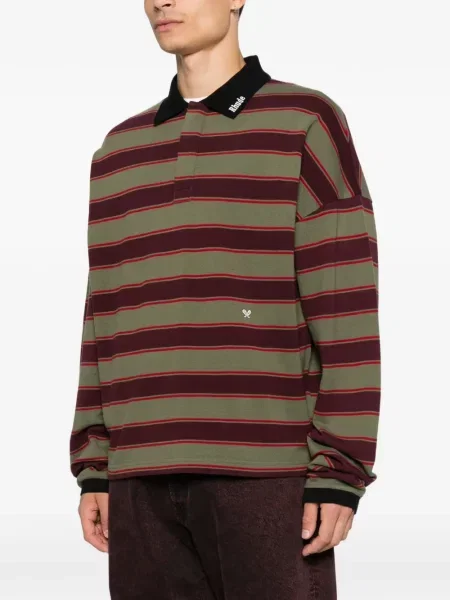 Lung tricou polo Rhude verde