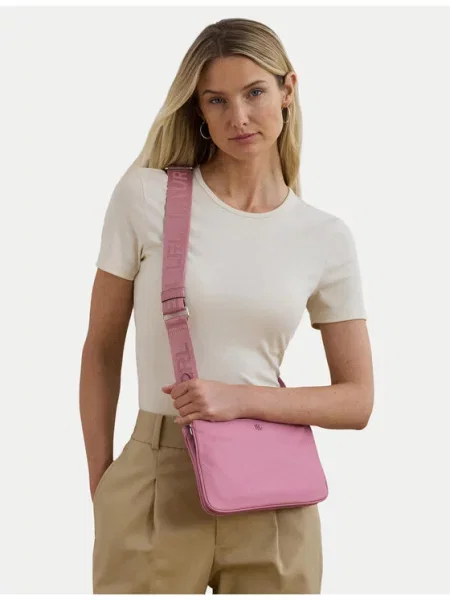 Torebka LAUREN RALPH LAUREN różowa