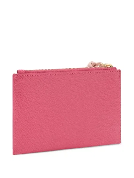 Kožna clutch torbica Furla ružičasta