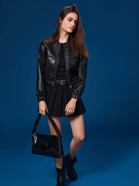 Сумка-хобо чорний