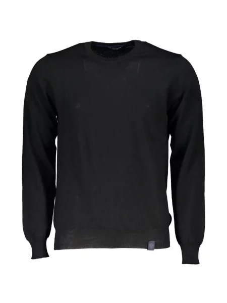 Pulover North Sails cu decolteu rotund negru