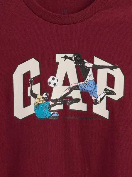 Тениска Gap червено