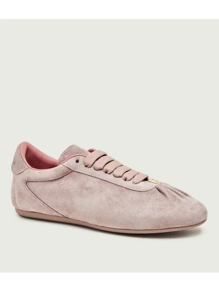 Dolce & Gabbana Sneakers Bassa | piele întoarsă roz