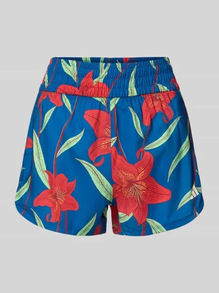 Szorty o kroju regular fit ze wzorem na całej powierzchni Adidas Sportswear niebieskie