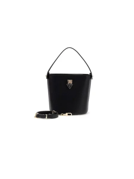 Guess torebka crossbody z imitacji skóry PATSIE czarna