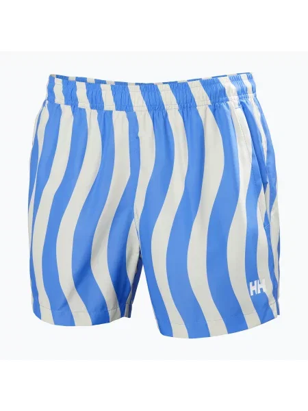 Pantaloni scurți de navigație pentru bărbați Helly Hansen Newport Trunk ultra blue floating stripe albastru