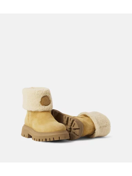Gyerek bokacsizma Moncler Enfant bézs