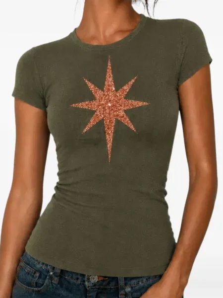 Tricou Madison.maison cu imagine verde