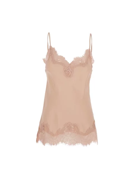 Jedwabny top Gold Hawk różowy