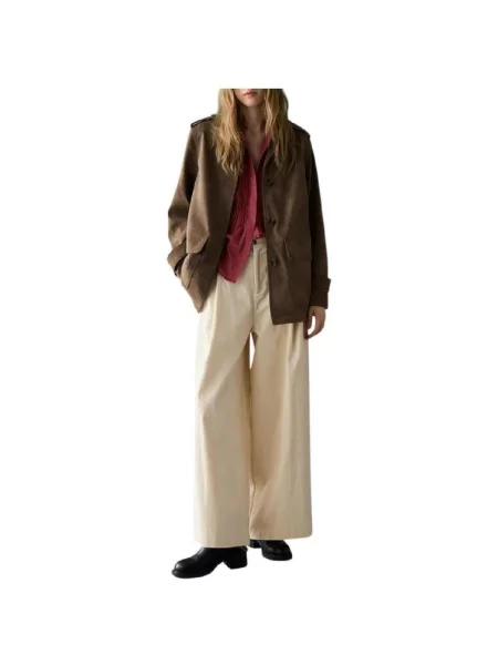 Pantaloni Pepe Jeans alb