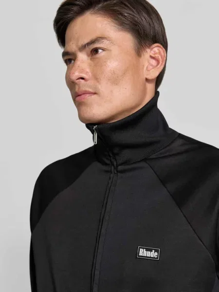 Bluza rozpinana z naszywką z logo model MADERA' Rhude czarna