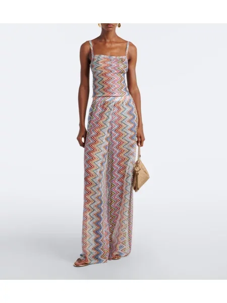 Top Missoni cu spatele deschis