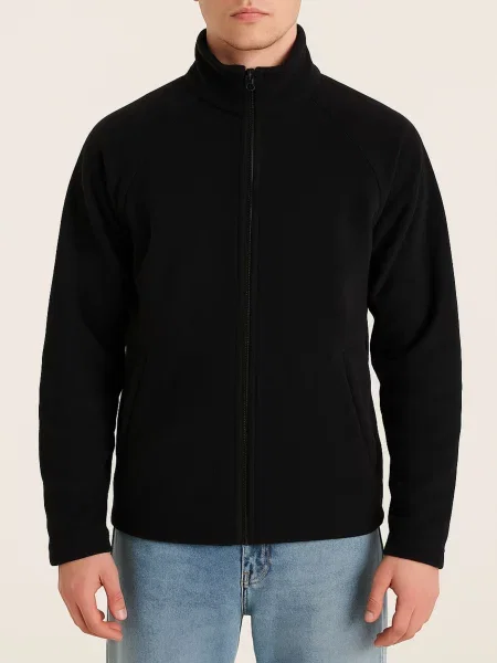 Флісова кофта KAZKOVA фліс чорний