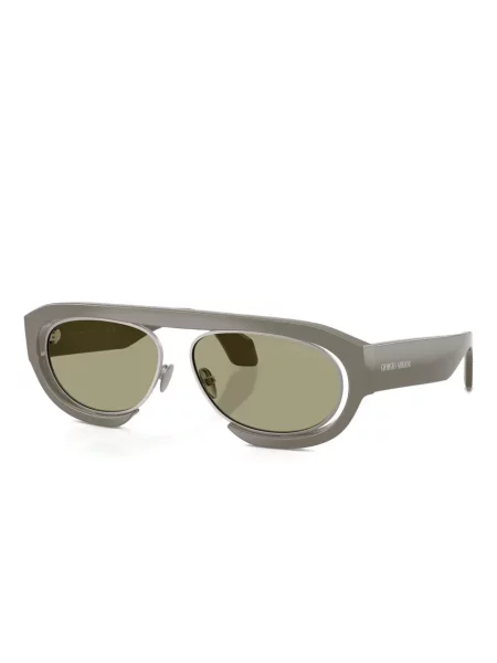 Ochelari de soare ovali Giorgio Armani gri