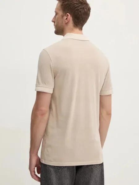 Koszulka polo o kroju regular fit z czystej bawełny model PRIME' Boss Orange beżowa