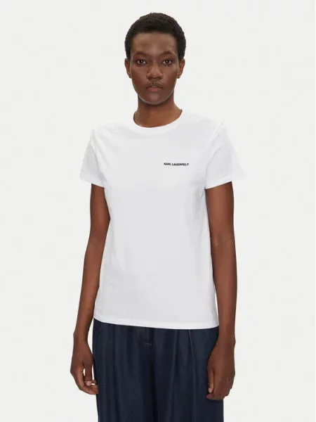 Majica KARL LAGERFELD bela
