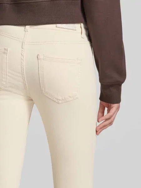 Jeansy w kroju skinny fit z mieszanki bawełny Model BLUSH' Only beżowe