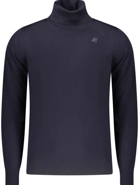 Sweter K-way wełniany niebieski