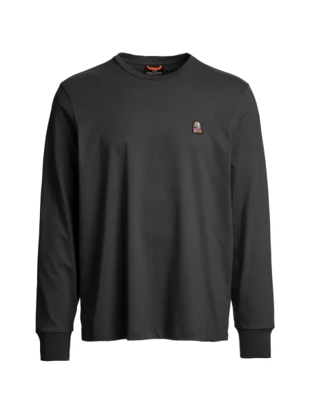 Lung tricou Parajumpers cu autograf negru
