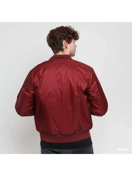 Urban Classics Přechodná bunda červeň burgundská