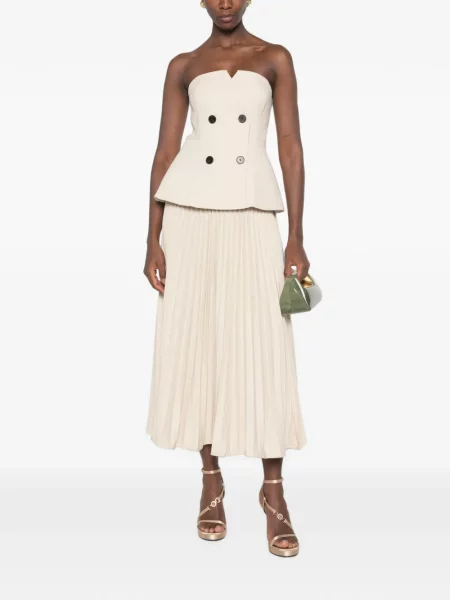 Rochie midi Self-portrait cu două rânduri de nasturi