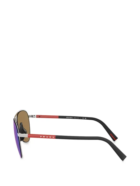 Ochelari de soare aviator Prada Linea Rossa