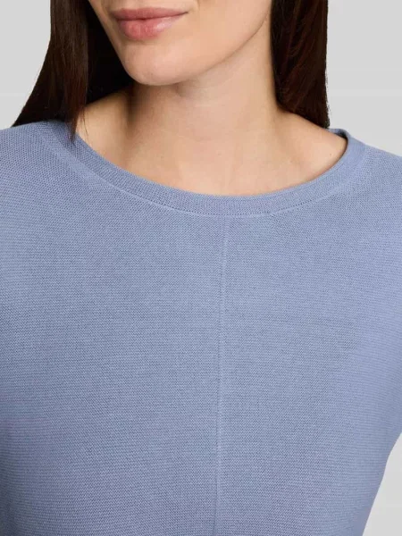 Sweter o kroju regular fit z prążkowanymi wykończeniami Tom Tailor