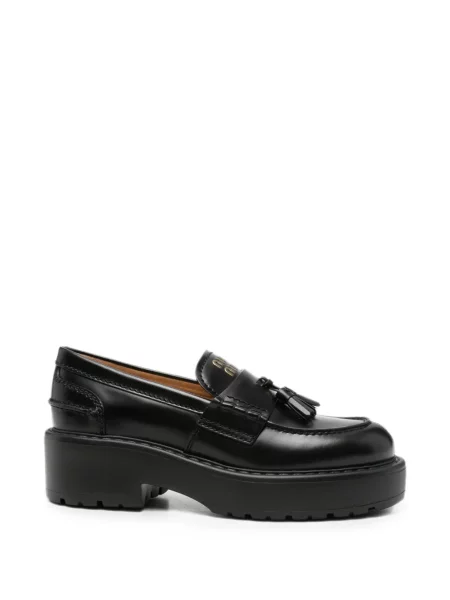 Pantofi loafer Miu Miu negru