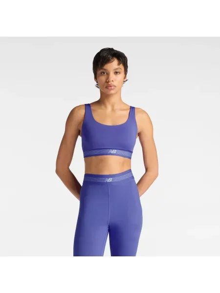 Biustonosz do treningu New Balance AC – fioletowy