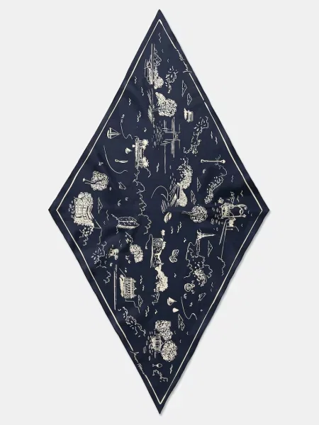 Maison Kitsuné Parisian Map marama plava