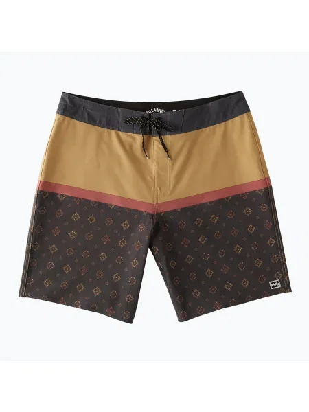 Pantaloni scurți de baie Billabong Pro mustard pentru bărbați
