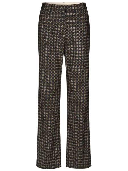 Dea Kudibal Pantaloni Rihannadea bej / maro negru