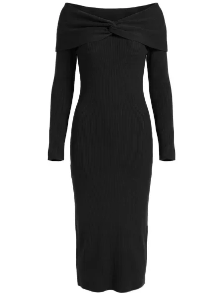 Trendyol Rochie tricotat negru