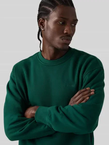 Bluza o kroju relaxed fit z mieszanki bawełny model SWEATS CREW' Levi's