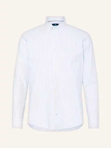 Strokesman's Oxfordská Košile Modern Fit bílá/ tmavě modrá bílá