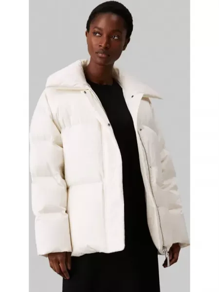Calvin Klein De puf geacă | Oversize fit alb