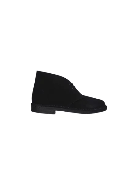 Buty do kostki Clarks zamszowe czarne