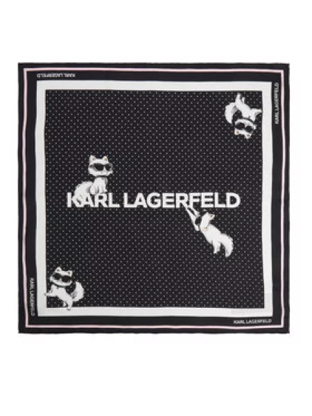 Karl Lagerfeld marama za žene svilena IKON bijela