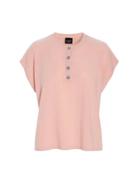 Dzianinowy sweter Bitte Kai Rand różowy