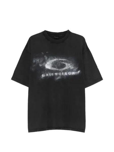 Tricou Balenciaga cu imagine negru