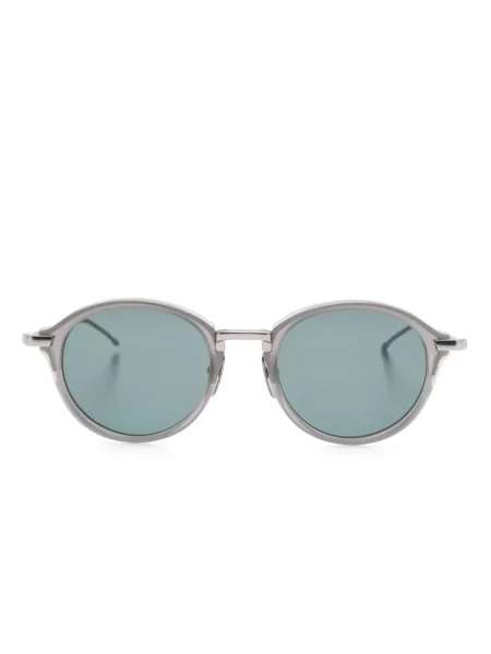 Ochelari de soare Thom Browne Eyewear cu dungi argintiu