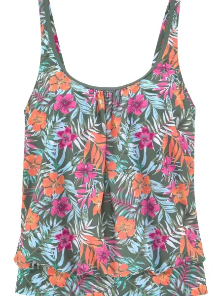 VENICE BEACH Majica za kopanje voda / kaki / oranžna roza