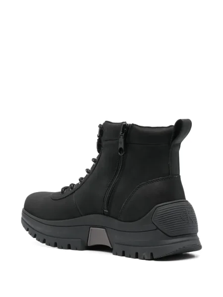 Botine Calvin Klein Jeans din piele negru