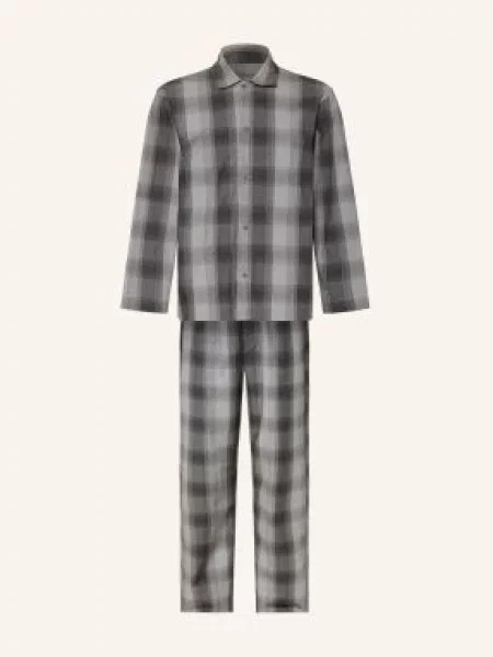 Calvin Klein Piżama grau czarna