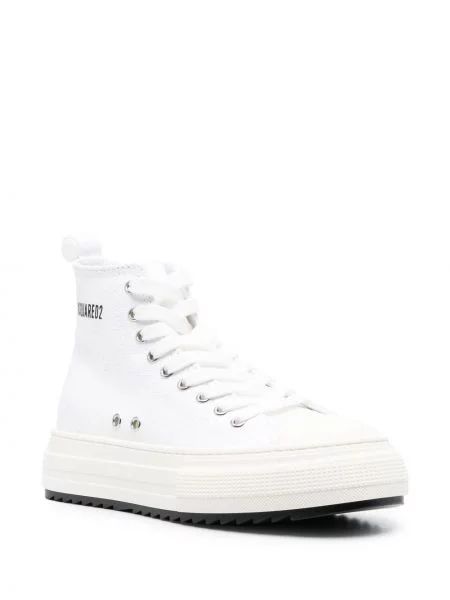 Tenisky Dsquared2 na platformě bílé